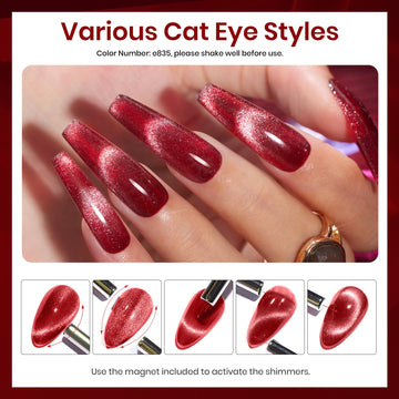 Beetles Red Revival: tarjeta de color para combinar tonos.