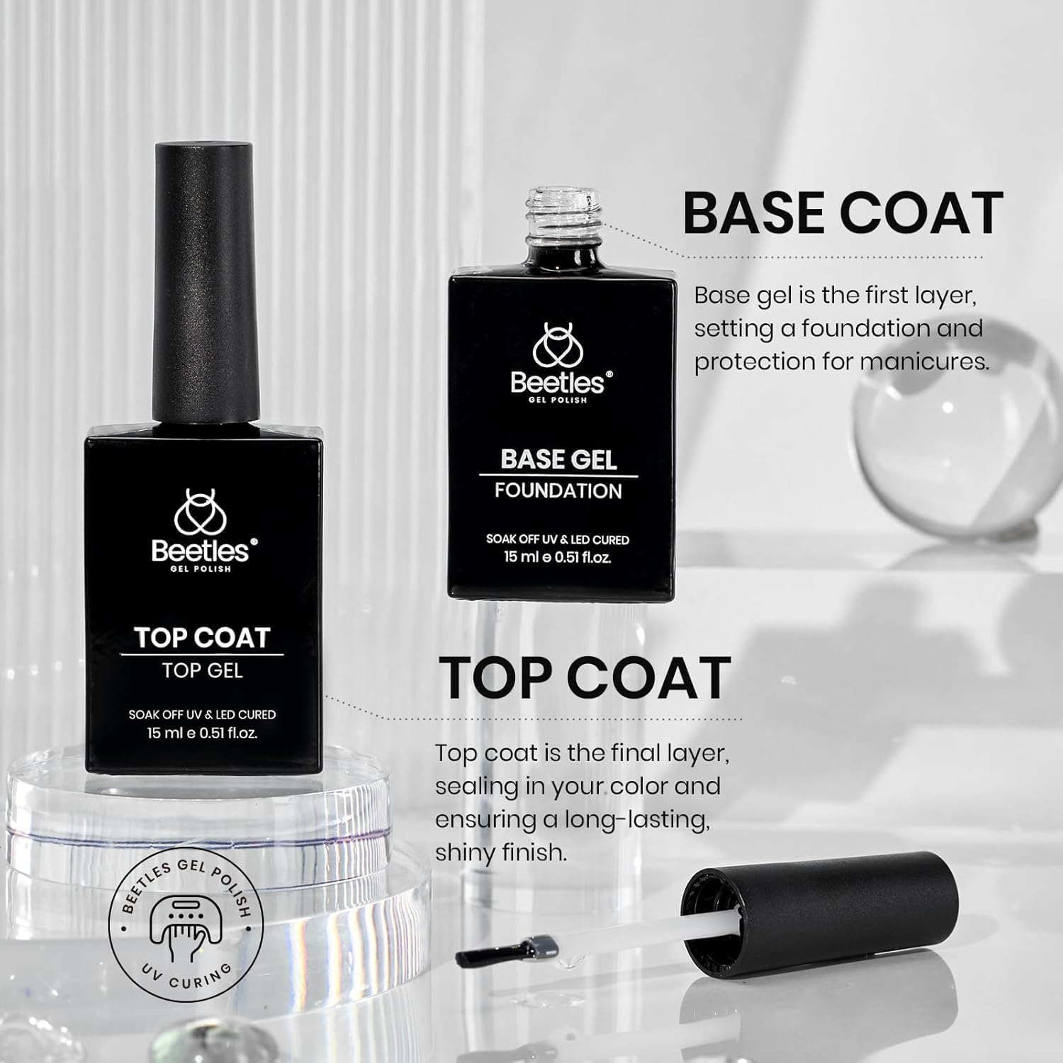 Beetles kit manicura profesional: regalo perfecto para amantes del cuidado de uñas.