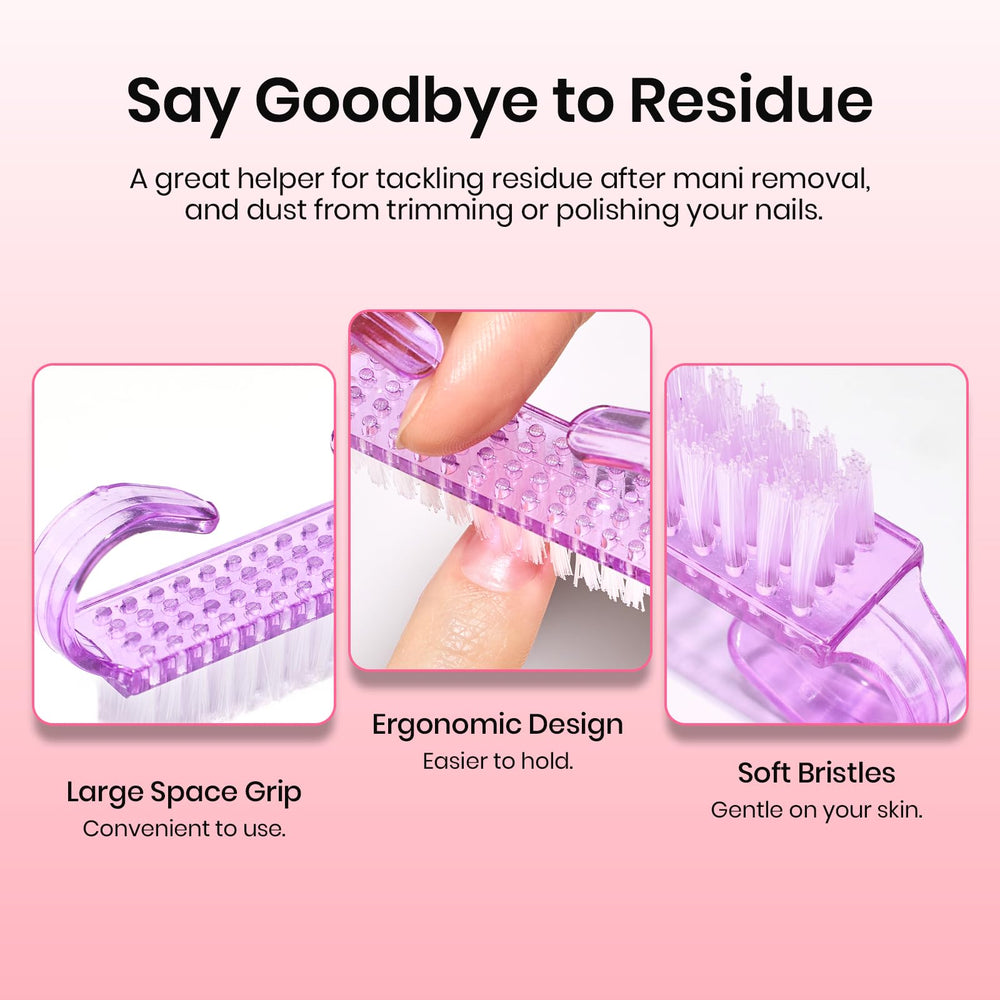Beetles Gel Polish Kit con cepillo limpiador de uñas para eliminar residuos