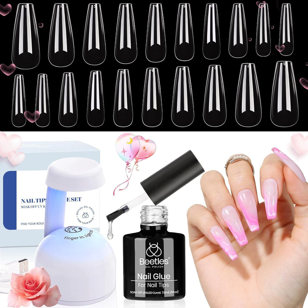 Beetles resistencia al quiebre para uñas extendidas y duraderas.