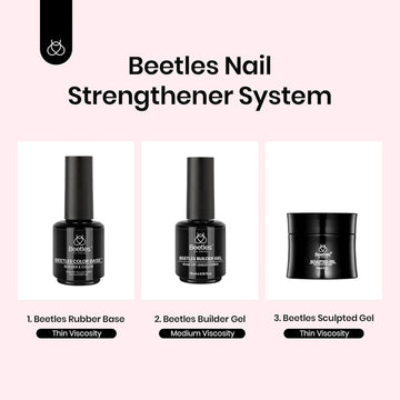 Beetles Rubber Base Builder long-lasting wear for 3+ weeks