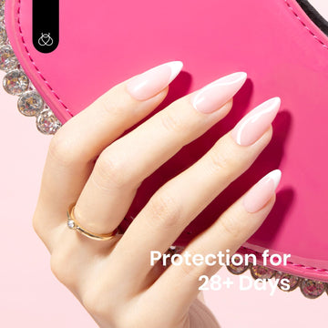 Beetles Rubber Base Gel Frances base color, facilita un look elegante con una sola capa.