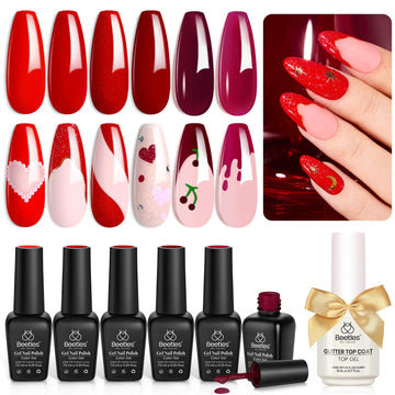 Beetles Set Regalo Gel Rojo: ideal para sorprender a alguien especial.