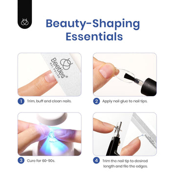 Beetles Soft Gel Nail Kit gel base para uñas más resistentes