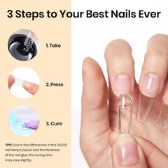 Beetles Solid Nail Glue Gel curado-UV-LED: secado rápido para uñas limpias.