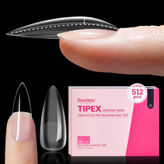 Beetles Tipex Instantáneas con Ápice: puntas medias estileto para manicuras rápidas