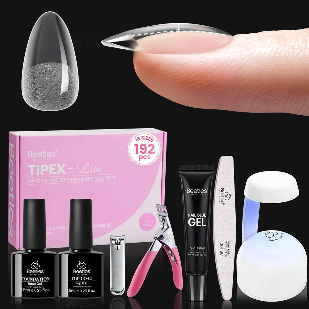 Beetles Tipex Lite Apex Kit: extensions d'ongles naturelles pour un fond d'ongles harmonieux et durable