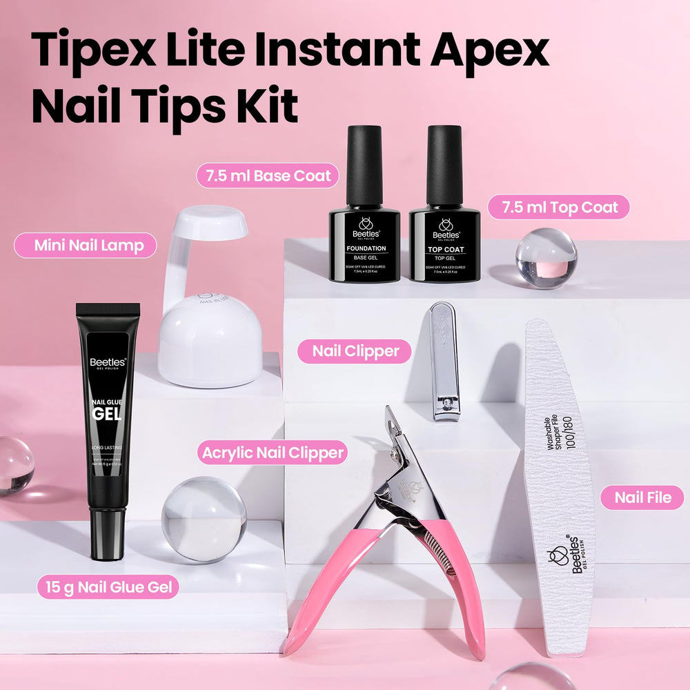 Beetles Tipex Lite Apex Kit: kit complet pour réaliser une manucure professionnelle à domicile