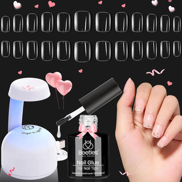 Beetles: tips de uñas cuadradas extra cortos para un acabado limpio y fácil de aplicar