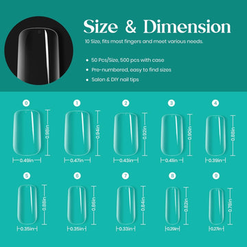 Beetles tips compatibles con gel y acrílico para diseños versátiles