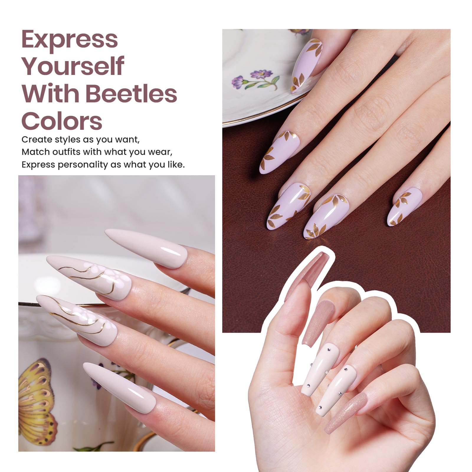Top coat brillant et mat Beetles pour fini professionnel