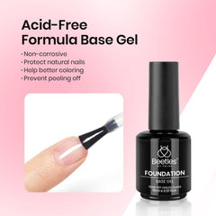Beetles Top Coat Brillo Resistente para acabado reluciente.