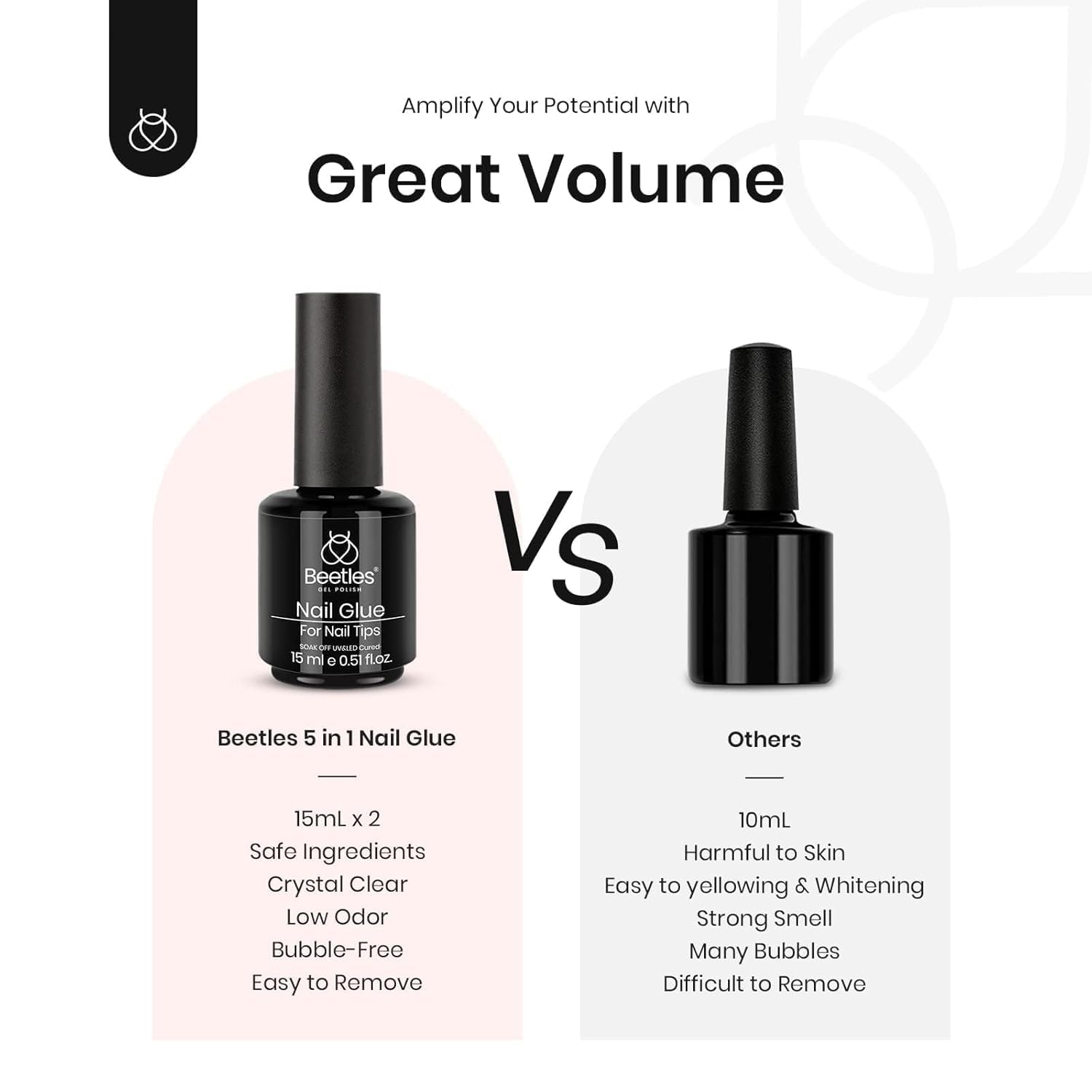 Beetles Uñas Extensiones con Gel: extensiones más duraderas para uñas largas.