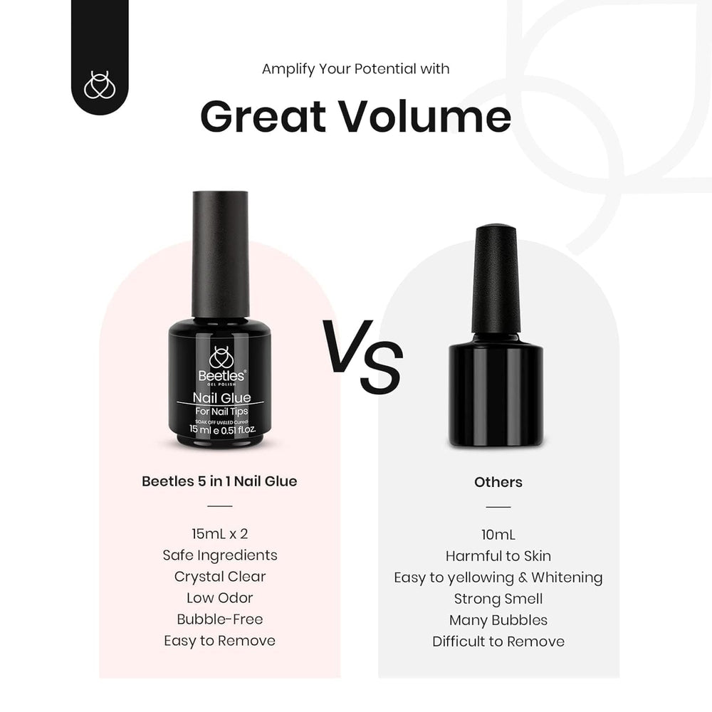 Beetles Uñas Extensiones con Gel: extensiones más duraderas para uñas largas.