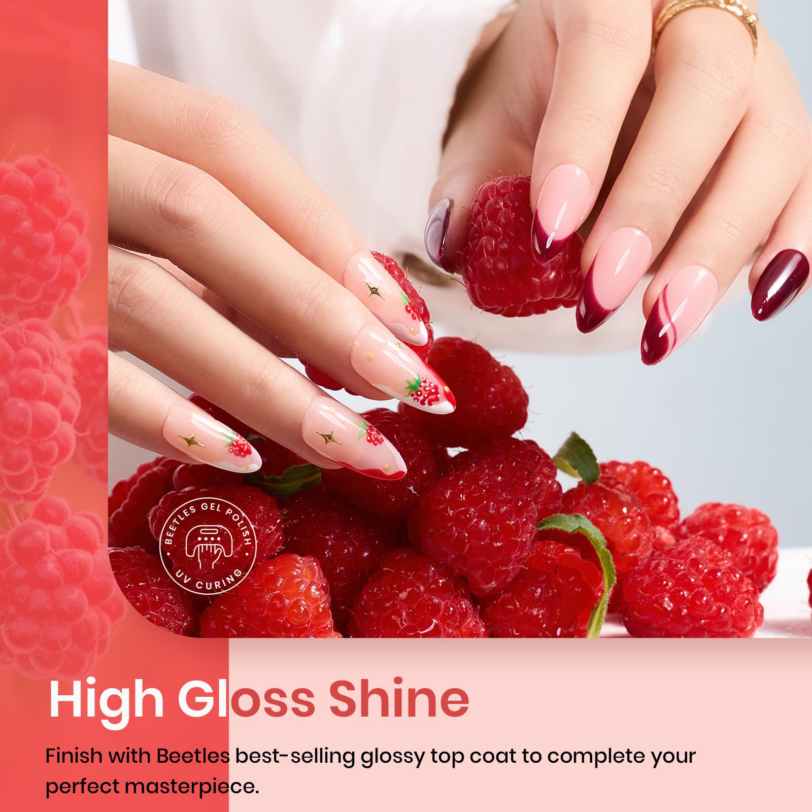 Beetles Valentines gel polish marrón: tono neutro elegante para cualquier ocasión