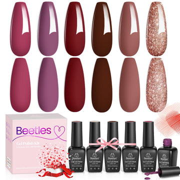 Beetles Winter Glitter shade offers festive nail design possibilities.