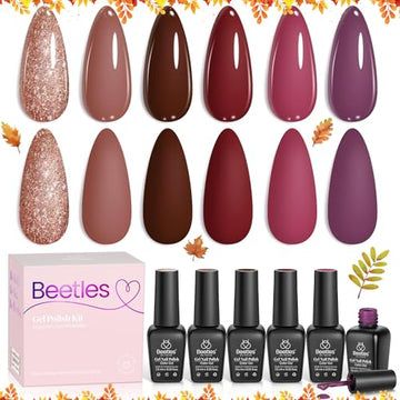 Beetles Winter nails look salon-worthy with a professional manicure result.