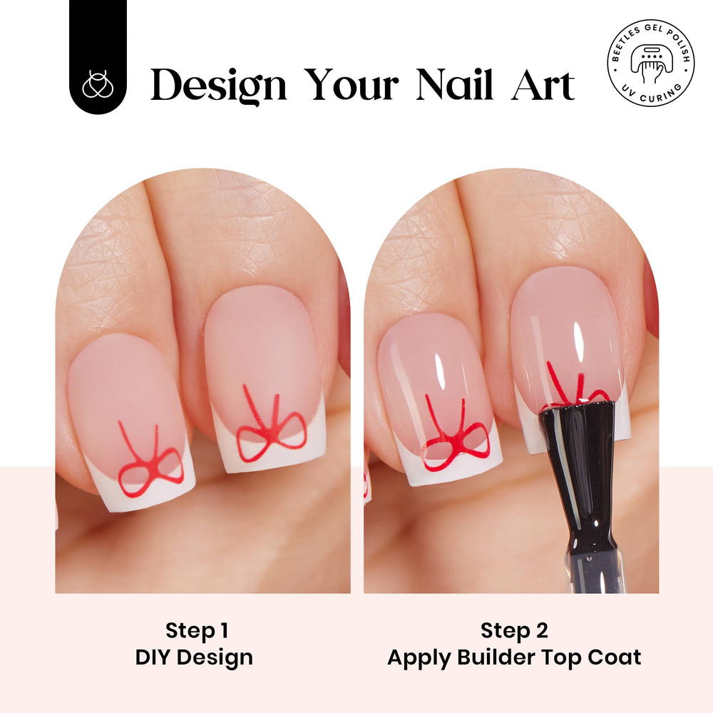 Top Coat Constructeur Beetles X Press Plus prolonge la tenue.