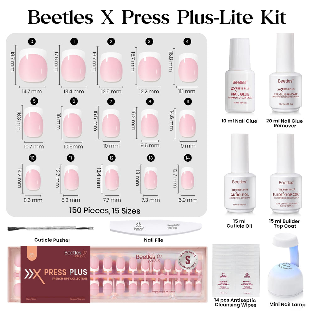 Dissolvant Beetles X Press Plus pour retirer les faux ongles proprement.