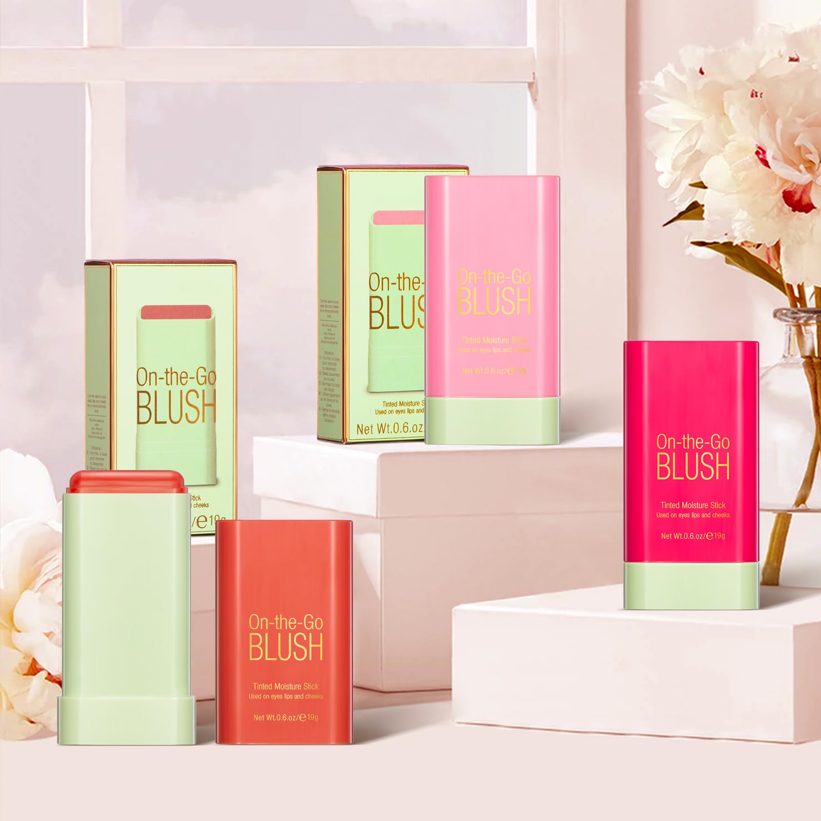 BEFIVECOK Blush Stick ingredientes seguros para piel sensible.