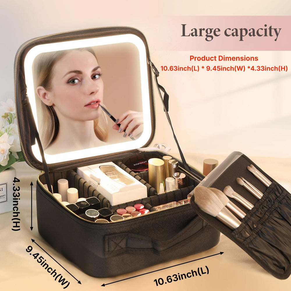 Behaesty lampe LED à 3 couleurs pour un maquillage précis.