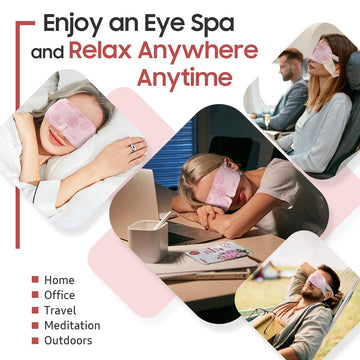 BeHoomi Mascarilla Ojos, fragancia rosa para una experiencia sensorial suave.
