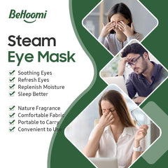BeHoomi mascarilla ocular a vapor con confort a 40-45 C