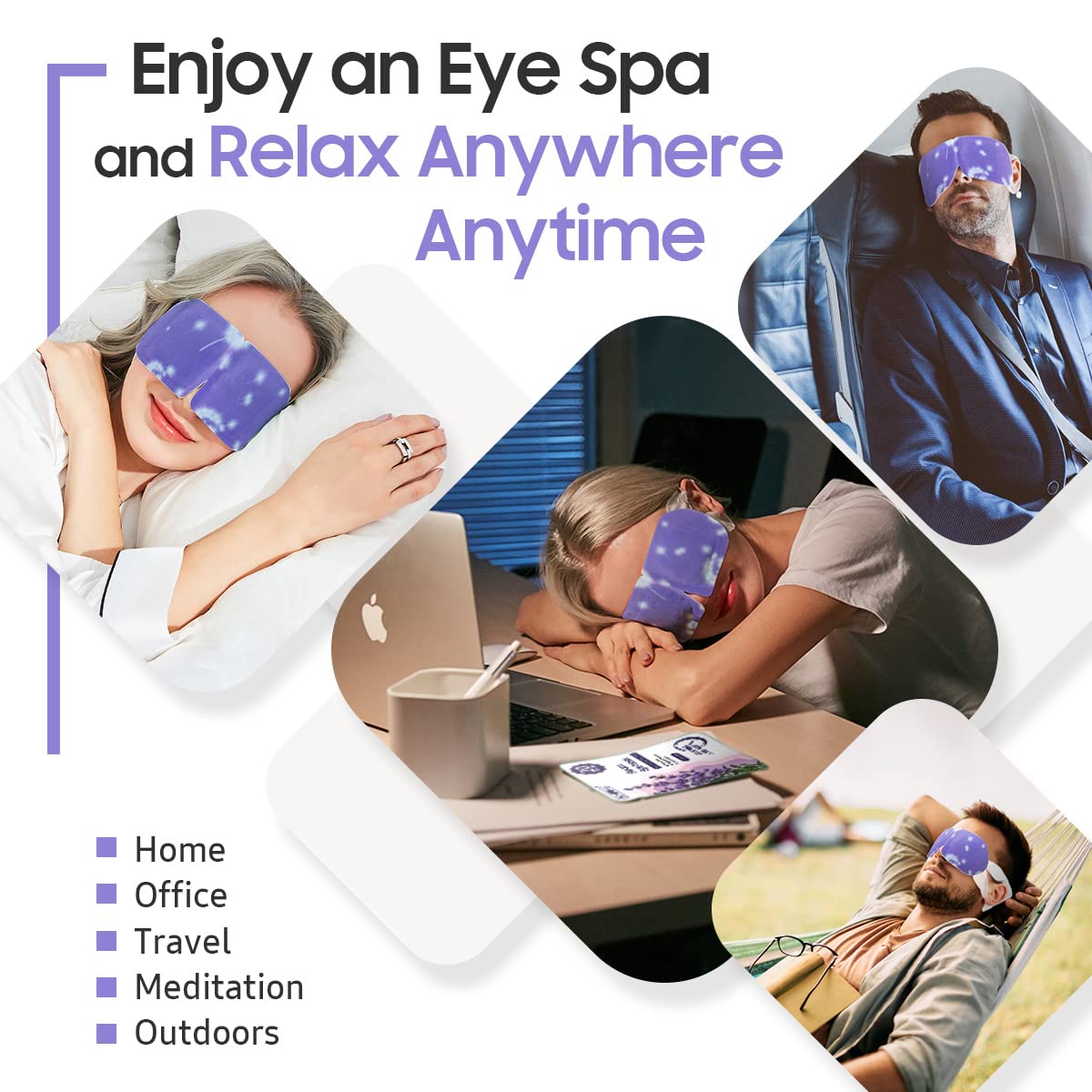 BeHoomi mascarilla de ojos, regalo ideal para relajación y cuidado personal.