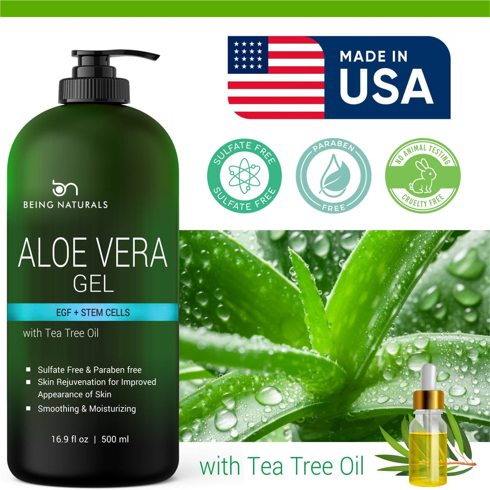 Gel para cabello de Being Naturals, brillo suave y fácil peinado.
