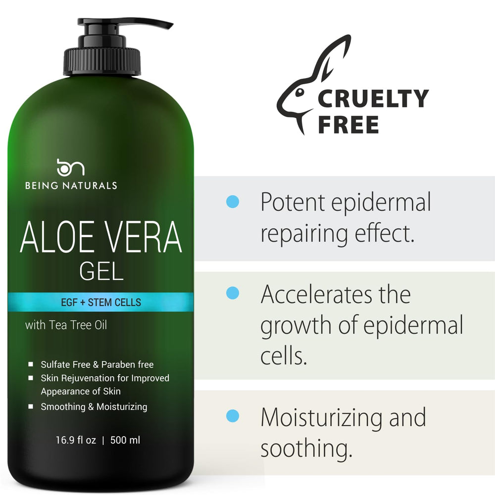 Aplicación en rostro con Being Naturals, hidratación ligera y rápida absorción.