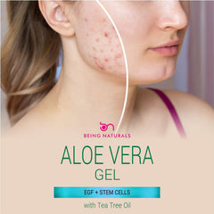 Textura fresca del gel Being Naturals, sensación placentera para la piel.