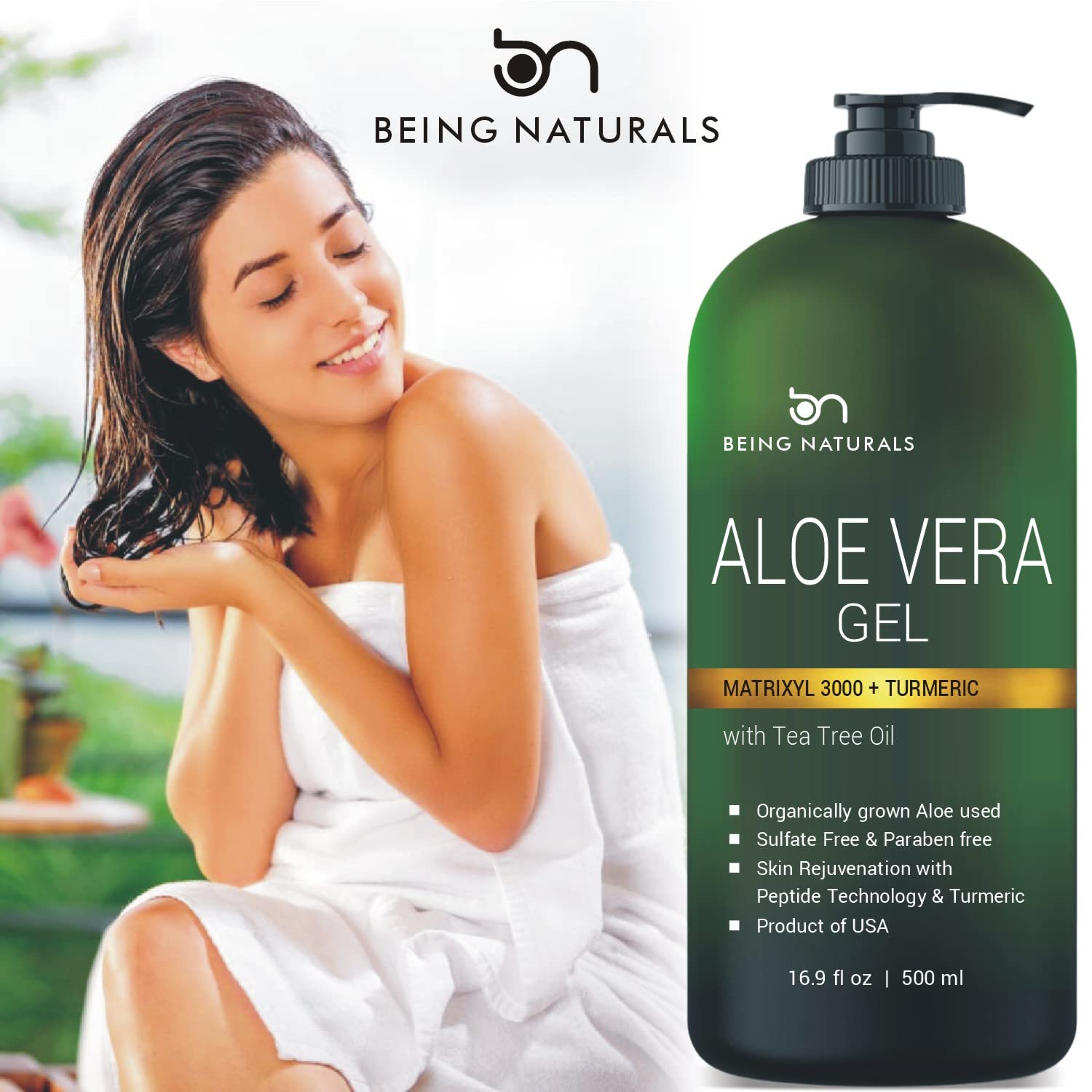 Being Naturals hojas de aloe vera frescas para extracción natural