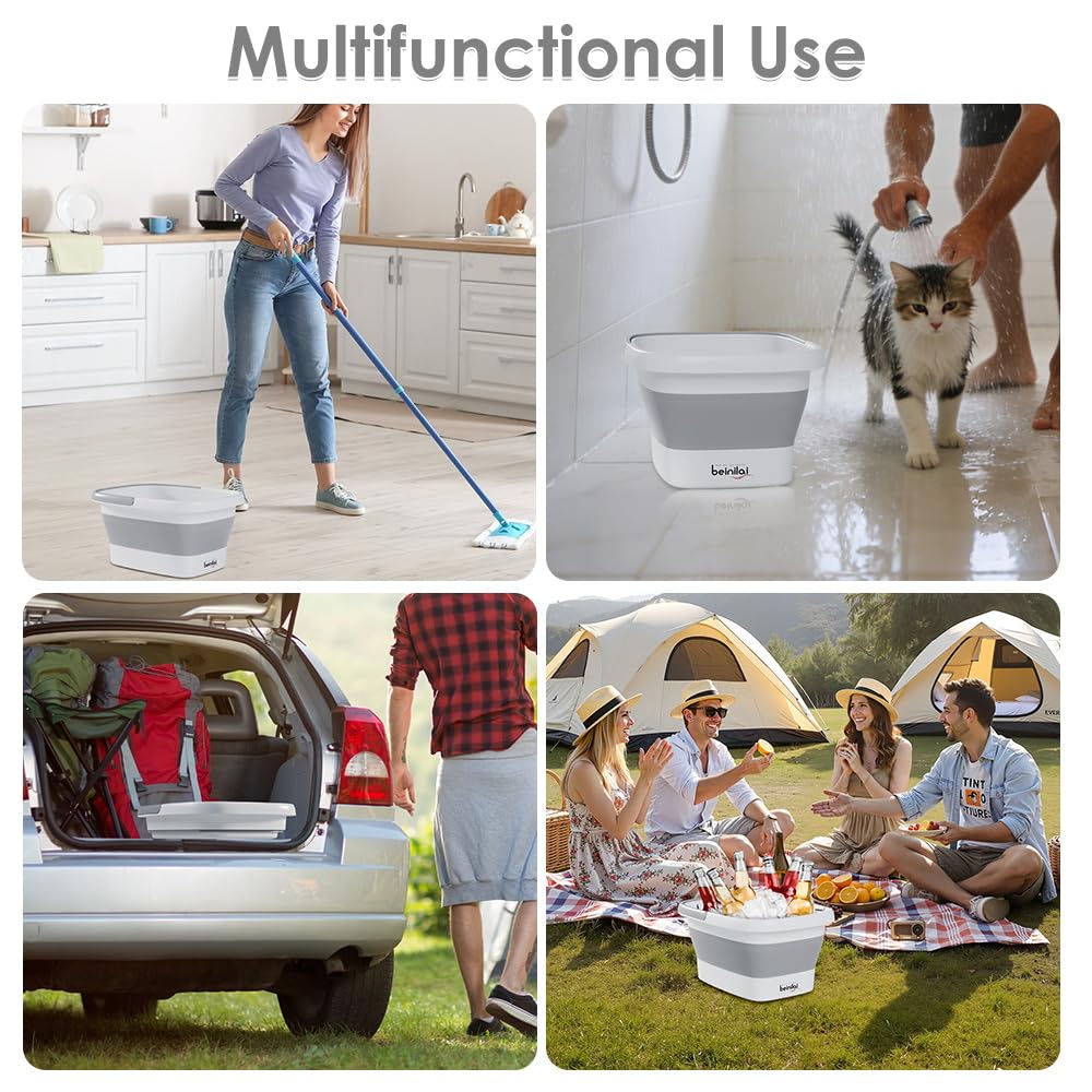 Beinilai mango portátil ergonómico para mover la bañera con comodidad