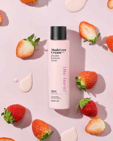 BEISIKS MadeCera Toner, presentación en tocador, solución hidratante para piel sensible.
