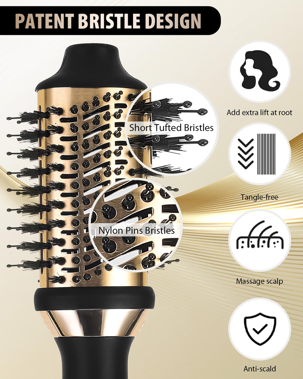 Beitmiss tecnología ionica para cabello más sano y menos frizz.
