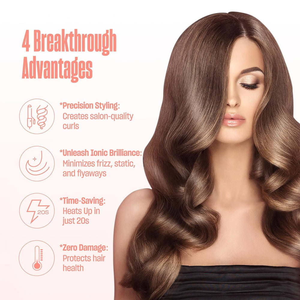 Bekind Twist Pro Mejorada: uso con iones negativas para cabello suave.