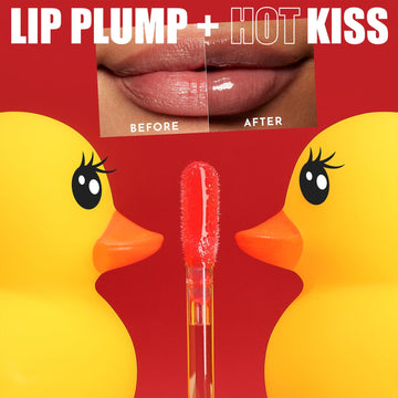 Bekoeen brillos voluminadores para labios, muestra la textura suave y pigmentación intensa.