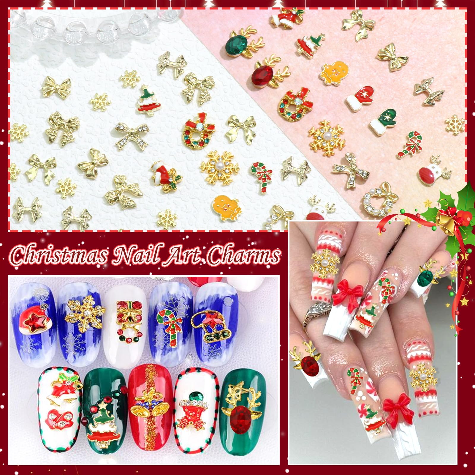 BELICEY brillos ornamentales para uñas y decoraciones creativas