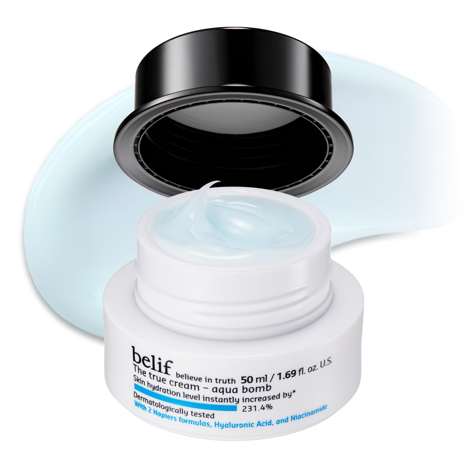 Belif Aqua Bomb – Bouteille: hydratation légère et rafraîchissante pour la peau.