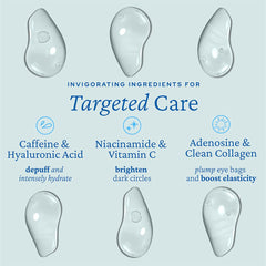 Belif Aqua Bomb con cafeína y niacinamida para ojos brillantes.