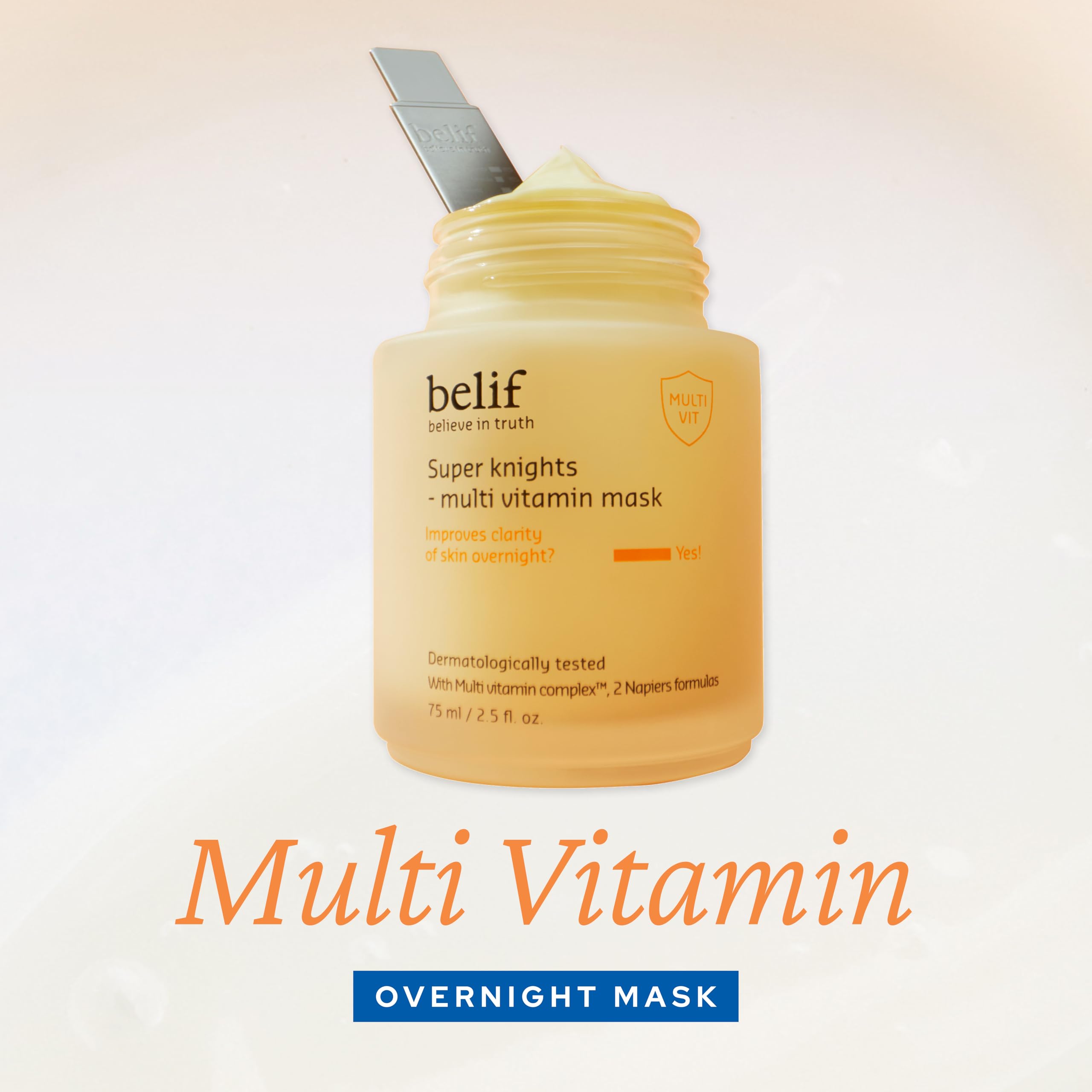 ingredientes clave belif: vitamina C y niacinamida para tono uniforme