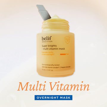 ingredientes clave belif: vitamina C y niacinamida para tono uniforme