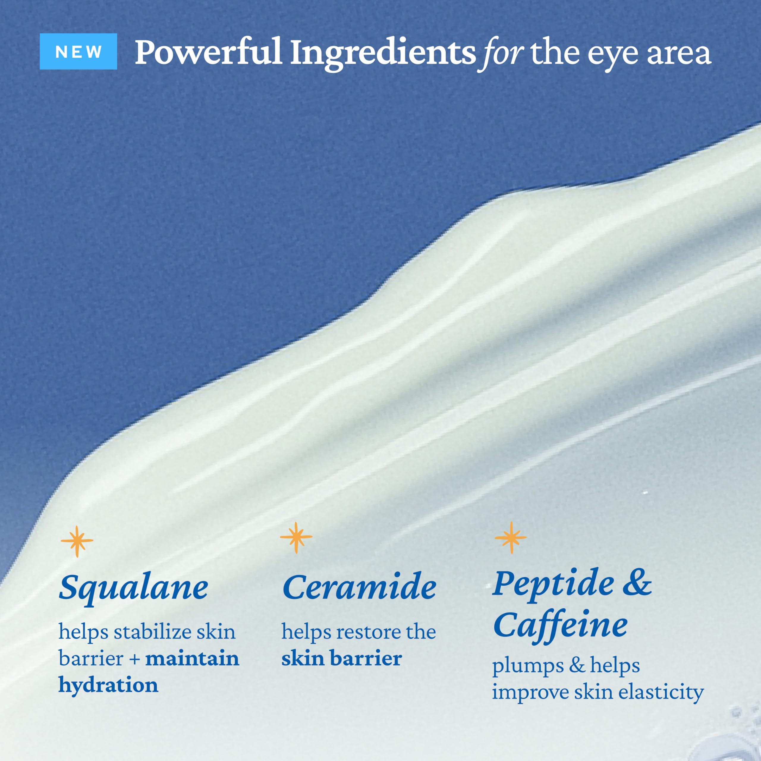 belif Peptide Eye Bomb, ceramida y esqualano para mantener la barrera de la piel alrededor de ojos.