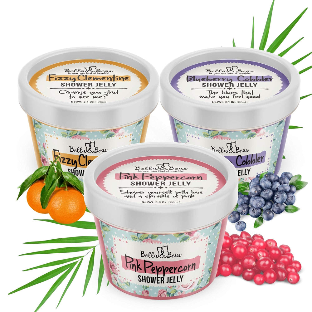 Bella & Bear gelatinas Tutti Frutti, aroma frutal ideal para la ducha.