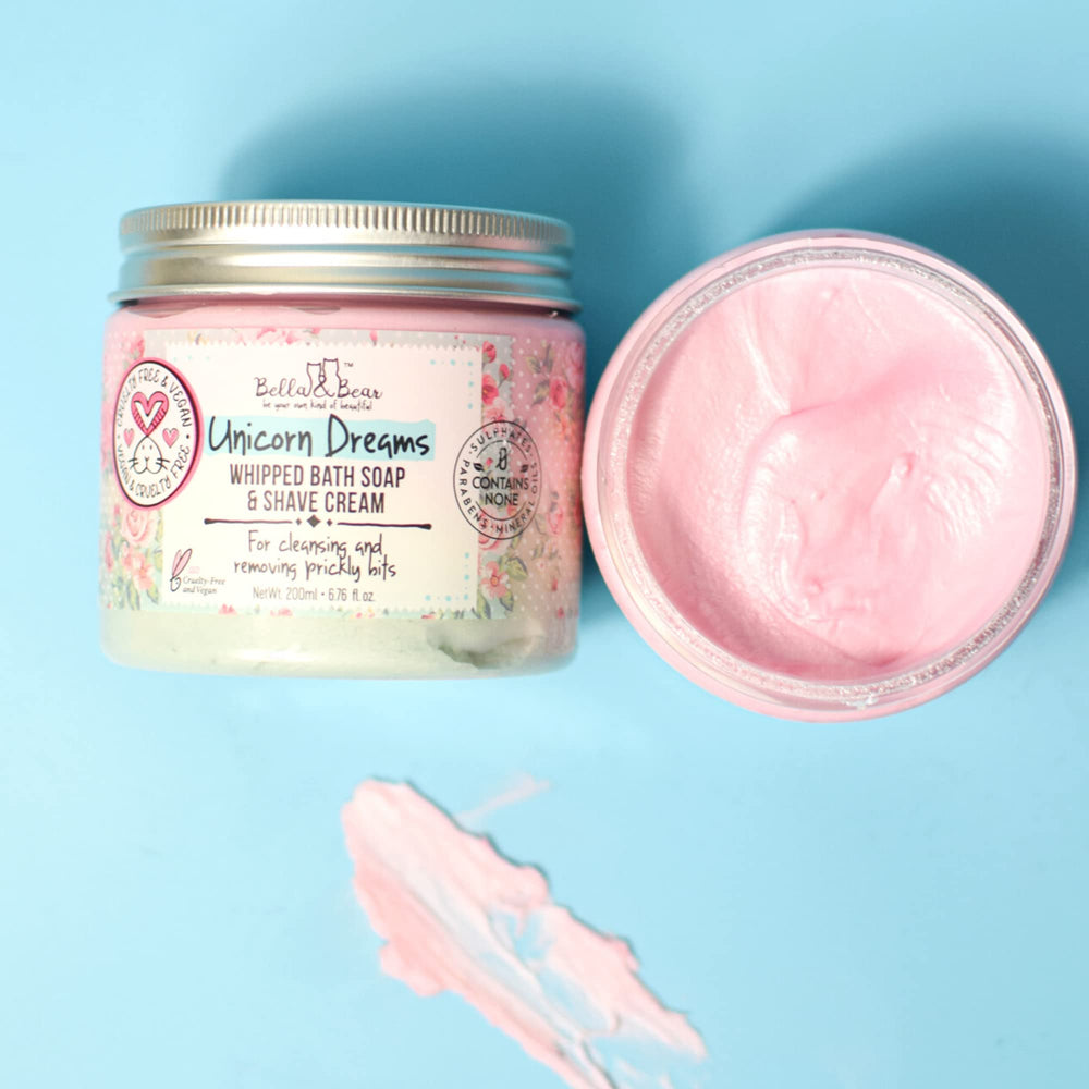 Bella & Bear Unicorn Dreams: deja la piel suave tras la ducha diaria