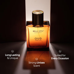BellaVita Luxury Oud: tamaño de viaje para retoques discretos durante el día