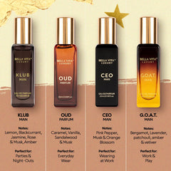 Pack regalo Bella Vita Luxury con fragancias madera y cítricas