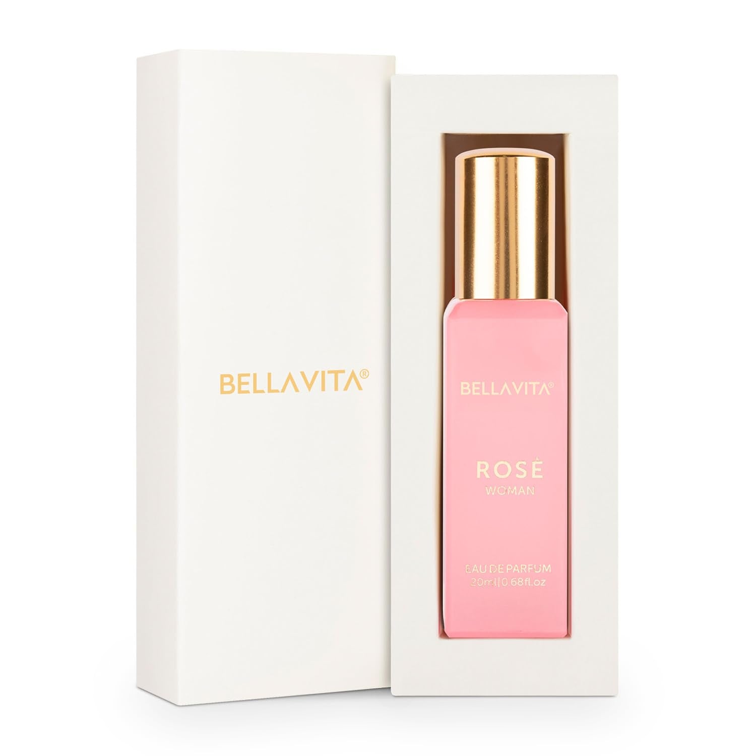 BellaVita Luxury ROSE: mini perfume portátil perfecto para bolso y viaje.
