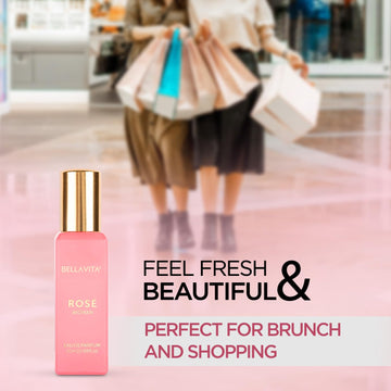 BellaVita Luxury ROSE: notas florales de rosa y jazmín para un aroma elegante.