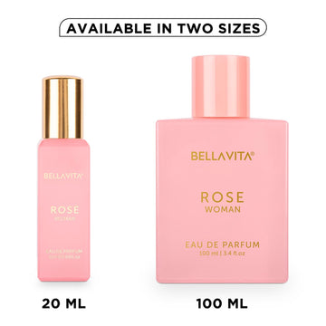 BellaVita Luxury ROSE: presentación premium que complementa cualquier colección de perfumes.